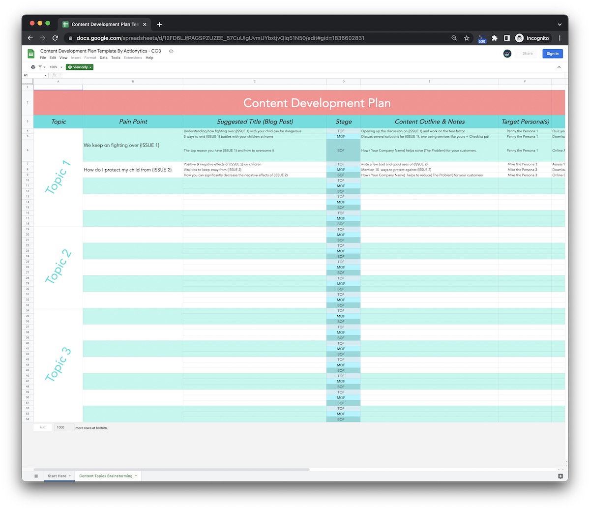 Free Template: Content Development Plan and Calendar Free Template: Content Development Plan and Calendar